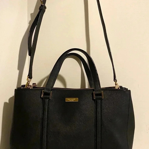Kate spade black saffiano leather satchel handbag - Picture 3 of 11